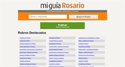 Desktop Screenshot of miguiarosario.com.ar